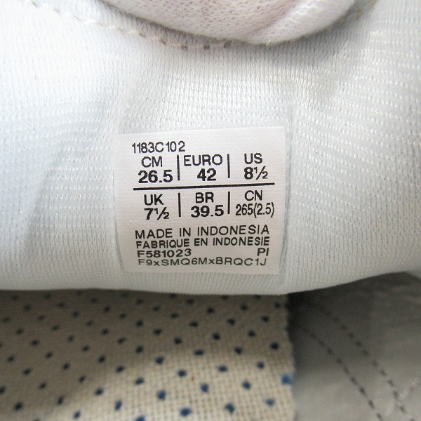 実際に弊社で買取させて頂いた【未使用】Onitsuka Tiger/オニツカタイガー MEXICO 66/メキシコ 66 ローカット スニーカー 1183C102-200/26.5の画像 5枚目