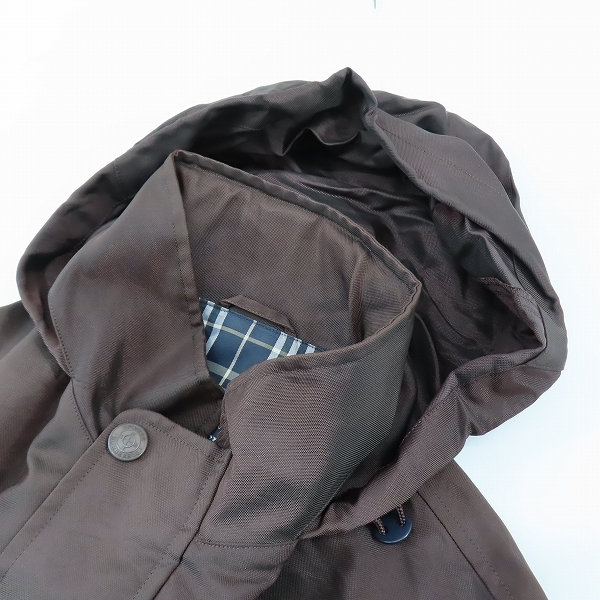 実際に弊社で買取させて頂いたBurberry's/バーバリーズ 裏地チェック柄/収納フード コート LYの画像 9枚目