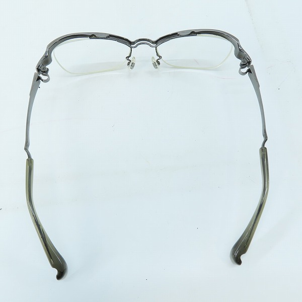 実際に弊社で買取させて頂いた999.9/フォーナインズ ハーフリム アイウエア/メガネフレーム S-315Tの画像 2枚目