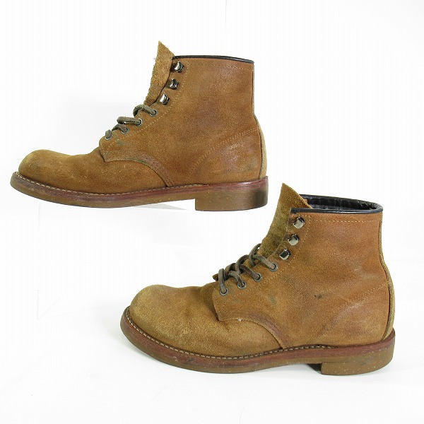 実際に弊社で買取させて頂いたRED WING×Nigel Cabourn/レッドウィング×ナイジェルケーボン HarrisTweed/ハリスツイード マンソンブーツ 4619/8.5Dの画像 3枚目