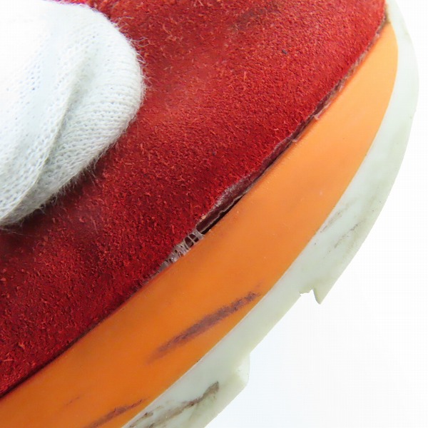 実際に弊社で買取させて頂いたATLANTIC STARS/アトランティックスターズ ANTARES/アンタレス レッド スニーカー/40の画像 7枚目