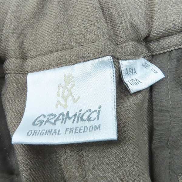 実際に弊社で買取させて頂いた(2)GRAMICCI×URBAN RESEARCH/グラミチ×アーバンリサーチ 別注 LANATECウールライクトラウザー GMP4-F1039/Mの画像 3枚目
