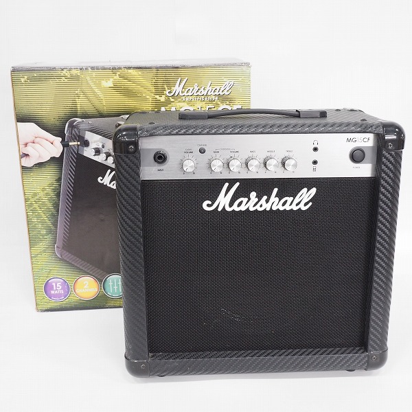 実際に弊社で買取させて頂いた★Marshall/マーシャル MG15CF ギターアンプ コンボアンプ【動作確認済】