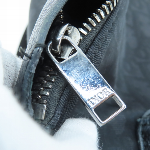実際に弊社で買取させて頂いたDIOR/ディオール オブリーク トロッター レザー×ナイロン デイパック/バックパックの画像 8枚目