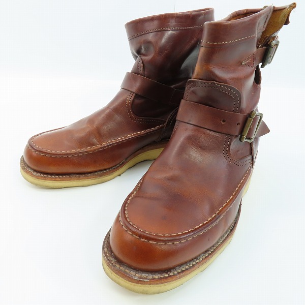 実際に弊社で買取させて頂いたCHIPPEWA/チペワ モックトゥ レザー エンジニアブーツ 97876/7.5E
