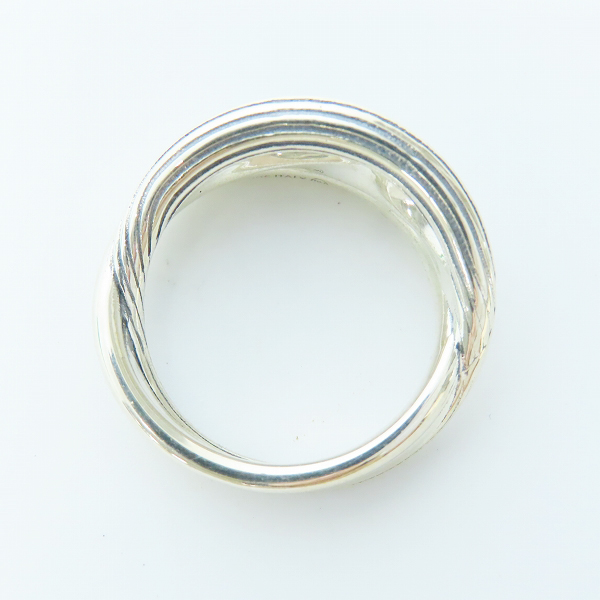 実際に弊社で買取させて頂いたBOTTEGA VENETA/ボッテガヴェネタ Ag925/シルバー925 グリーンエナメル リング 629612 V5081/16号の画像 5枚目