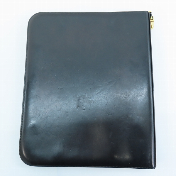 実際に弊社で買取させて頂いたSAINT LAURENT/サンローラン ラウンドジップ クラッチバッグの画像 1枚目