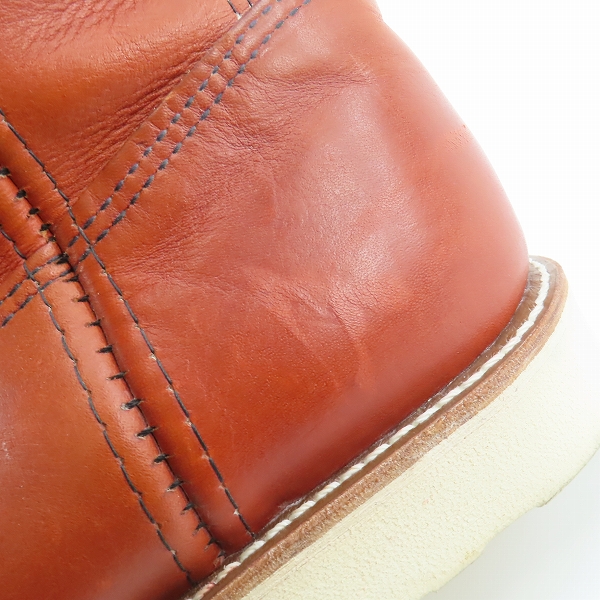 実際に弊社で買取させて頂いたRED WING/レッドウィング 羽タグ PECOS BOOTS/ペコスブーツ 8866/9.5Eの画像 6枚目