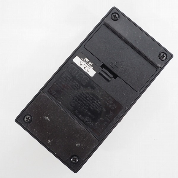 実際に弊社で買取させて頂いたKORG/コルグ  PB-01 Pitchblack/ピッチブラック ギター/ベース用 ペダルチューナー【動作確認済】の画像 5枚目