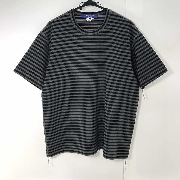 実際に弊社で買取させて頂いたJUNYA WATANABE MAN COMME des GARCONS/ジュンヤワタナベコムデギャルソン Border Short Sleeve T-Shirts WM-T004-051/Mの画像 1枚目