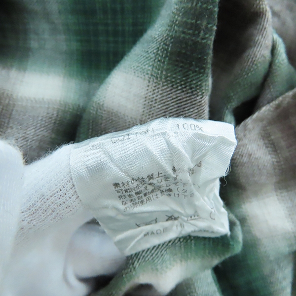 実際に弊社で買取させて頂いたRUDE GALLERY/ルードギャラリー チェック シャツ/2の画像 4枚目