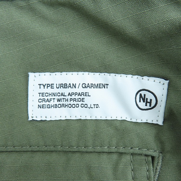 実際に弊社で買取させて頂いた【未使用】NEIGHBORHOOD/ネイバーフッド 23SS WIDE CARGO PANTS 231YTNH-PTM03 カーキー/Sの画像 7枚目