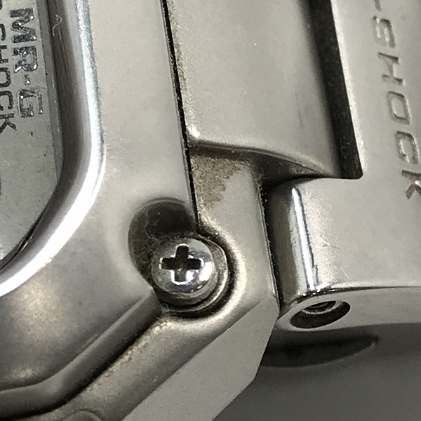 実際に弊社で買取させて頂いたG-SHOCK/Gショック MR-G チタニウム メタルバンド MRG-110-7【動作未確認】の画像 6枚目