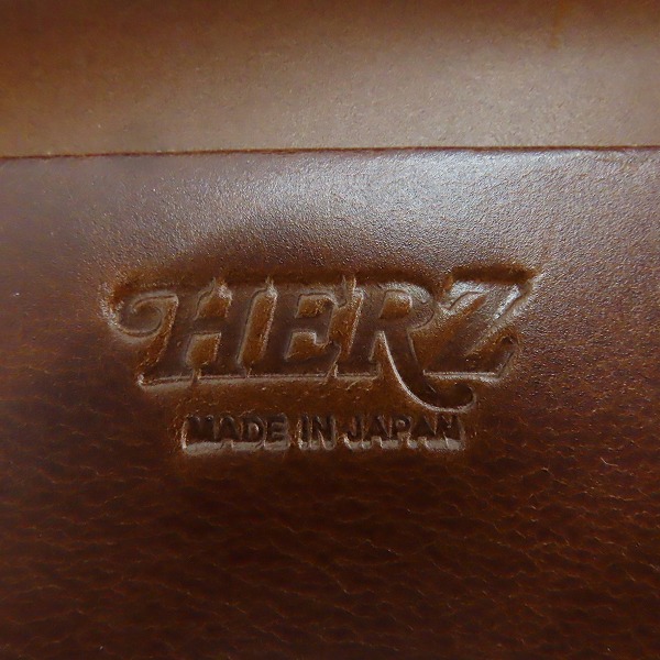 実際に弊社で買取させて頂いたHERZ/ヘルツ レザークラシック 2way 樽型ミニバッグ/ショルダーバッグの画像 4枚目