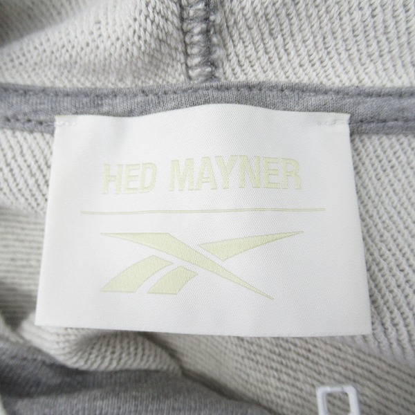実際に弊社で買取させて頂いたREEBOK×Hed Mayner/リーボック×ヘドメイナー ZIPPED HOODIE ジップアップパーカー RMBD007C99FAB0010800/Mの画像 2枚目