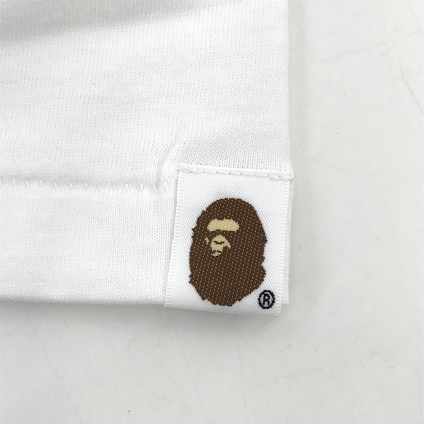 実際に弊社で買取させて頂いたA BATHING APE/アベイシングエイプ 90～00’s サルフェイスプリント 半袖Tシャツ 2XLの画像 4枚目
