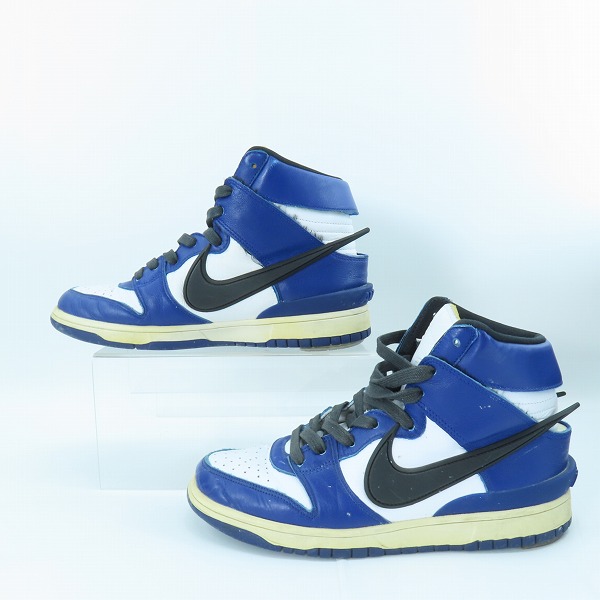 実際に弊社で買取させて頂いたNIKE×AMBUSH/ナイキ×アンブッシュ DUNK HIGH DEEP ROYAL/ダンクハイ CU7544-400/26の画像 3枚目
