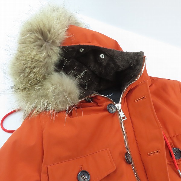 実際に弊社で買取させて頂いたAKM/エーケーエム 16AW MEMORY DOUBLE CLOTH B-9 DOWN ダウンジャケット/Mの画像 2枚目