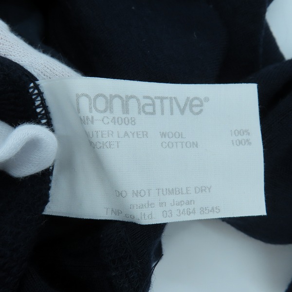 実際に弊社で買取させて頂いたnonnative/ノンネイティブ スウェット/トレーナー NN-C4008/0の画像 3枚目