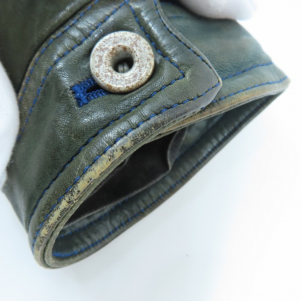 実際に弊社で買取させて頂いたBACKLASH/バックラッシュ ホースハイド/レザージャケット B1367-12/2の画像 5枚目