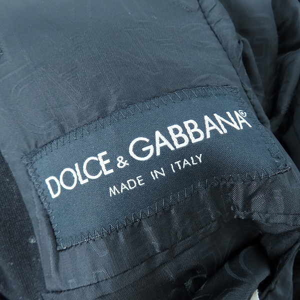 実際に弊社で買取させて頂いたDOLCE&GABBANA/ドルチェ&ガッバーナ  1B テーラードジャケット 46の画像 3枚目