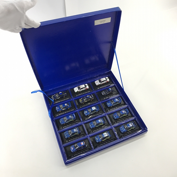 実際に弊社で買取させて頂いたCM's Corporation/シーエムズコーポレーション ラリーカーコレクション 1/64 subaru/スバル WRCの軌跡 555個限定の画像 1枚目