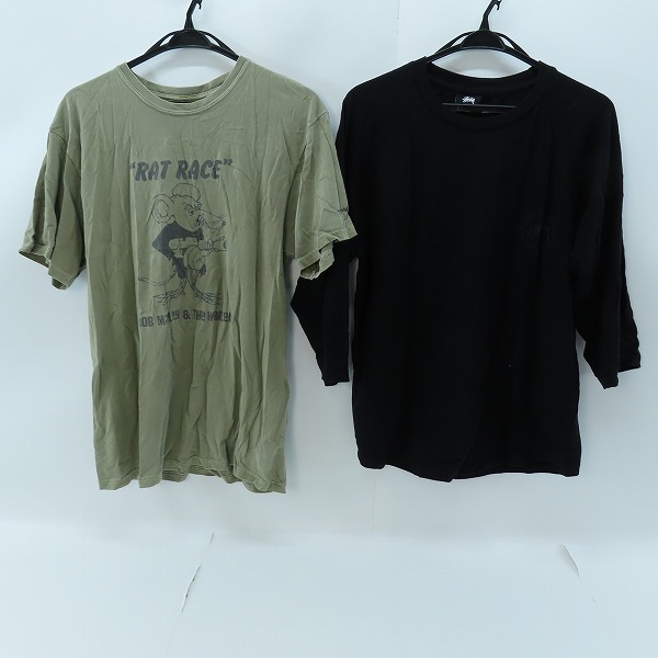 実際に弊社で買取させて頂いたSTUSSY/ステューシー BOB MARLEY RAT RACE Tシャツ 等 2点セット