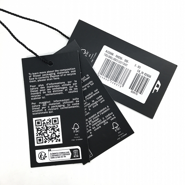 実際に弊社で買取させて頂いた【未使用】DIESEL/ディーゼル RHERA ロゴプリント半袖Tシャツ A15568/Sの画像 7枚目