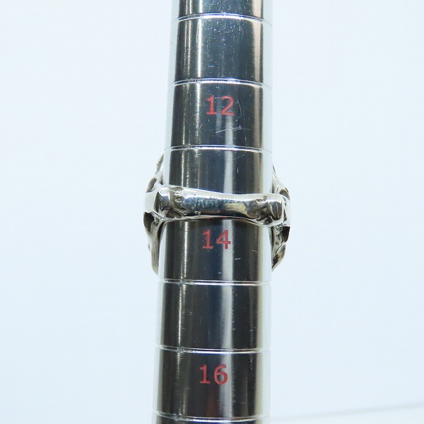 実際に弊社で買取させて頂いたALEX STREETER/アレックスストリーター BAPHOMET RING RED/バフォメット リング レッド/14号の画像 8枚目