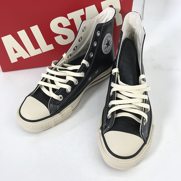 実際に弊社で買取させて頂いたCONVERSE/コンバース LEA ALL STAR J HI レザー オールスター 日本製 8.5