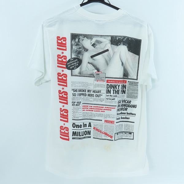 実際に弊社で買取させて頂いたGUNS N' ROSES/ガンズ＆ローゼズ ヴィンテージ 89年 バンドTシャツ /Lの画像 1枚目