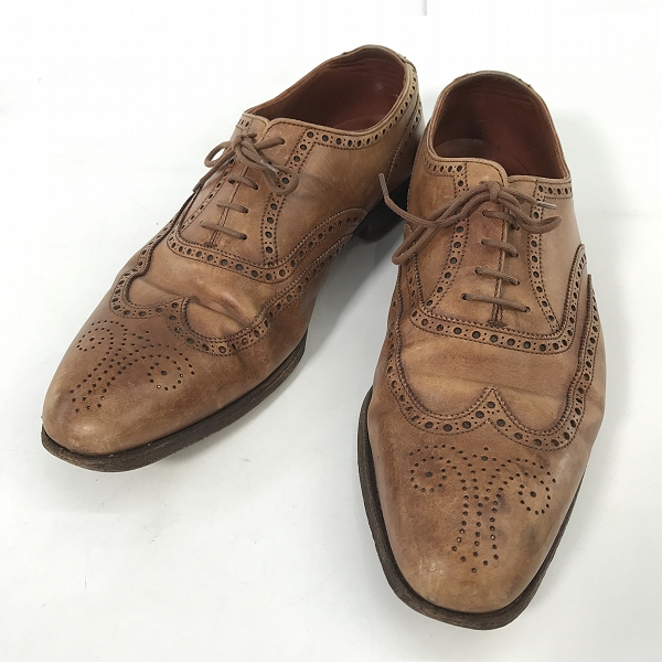 実際に弊社で買取させて頂いたCROCKETT&JONES/クロケット＆ジョーンズ CLIFFORD ウィングチップ シューズ 9.5E