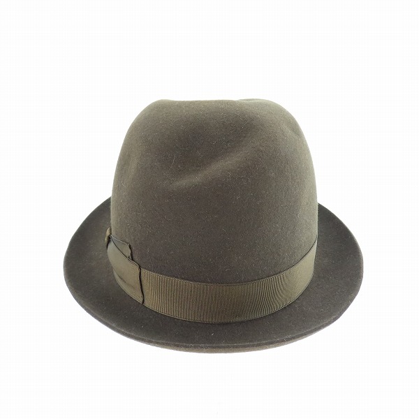 実際に弊社で買取させて頂いたBORSALINO/ボルサリーノ イタリア製 中折れハット 15122/58の画像 3枚目