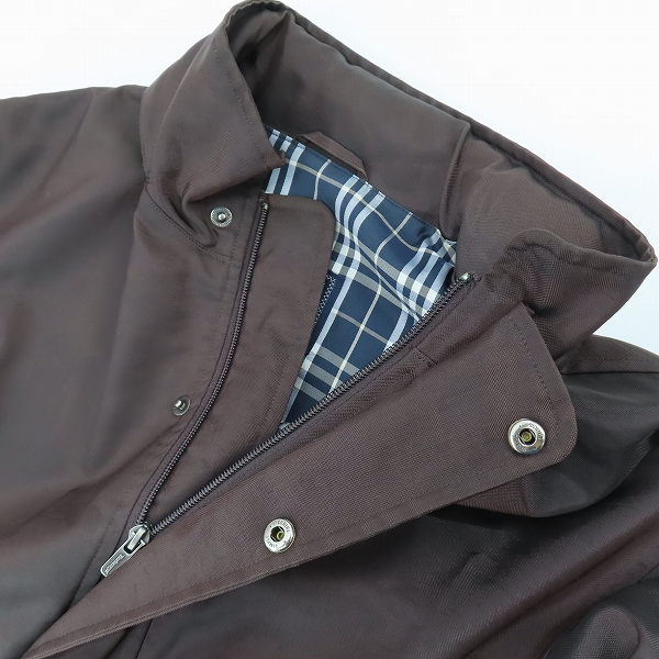 実際に弊社で買取させて頂いたBurberry's/バーバリーズ 裏地チェック柄/収納フード コート LYの画像 2枚目