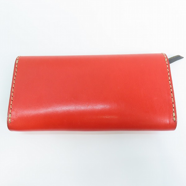 実際に弊社で買取させて頂いたHERZ/ヘルツ ホック留めジャバラ長財布/ロングウォレットの画像 1枚目