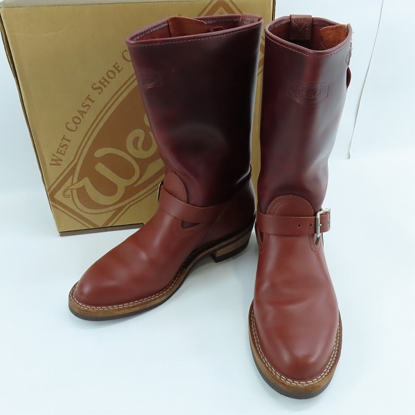 実際に弊社で買取させて頂いたWESCO/ウエスコ Custom Boss/カスタム ボス エンジニアブーツ/9D