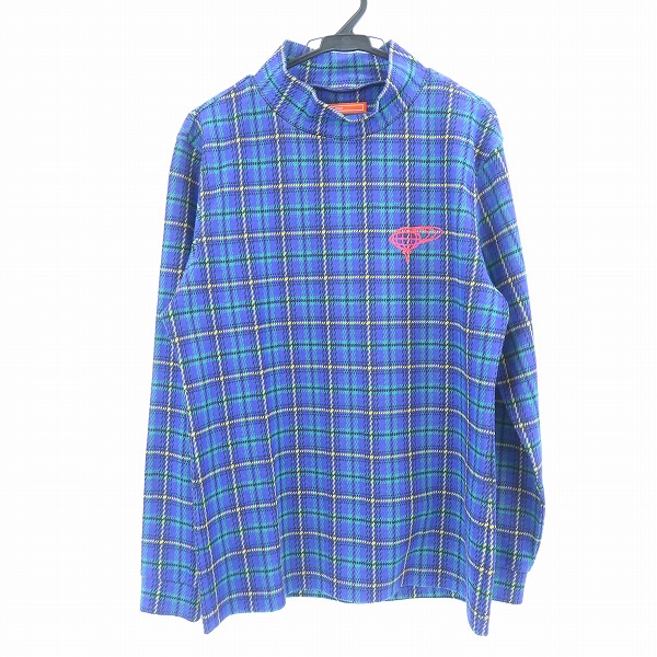 実際に弊社で買取させて頂いた【未使用】BEAMS GOLF ORANGE LABEL/ビームスゴルフ モックタートルネックシャツ PURPLE 82-14-0040-437/M