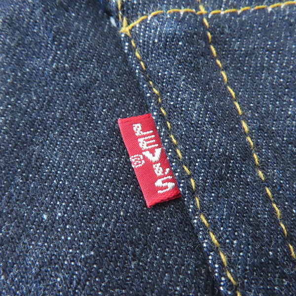 実際に弊社で買取させて頂いたLEVI'S/リーバイス 201XX 刻印555 米国製 復刻 98年製 ビッグE デニムパンツ/ジーンズ 201-0003/W34L40の画像 4枚目
