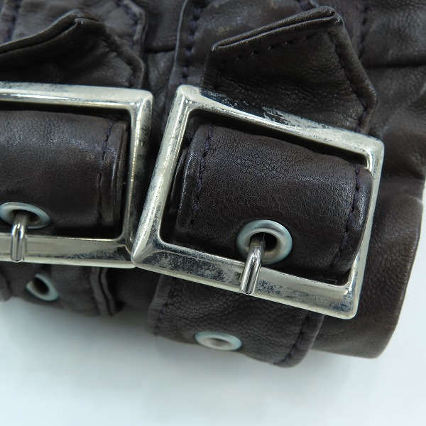 実際に弊社で買取させて頂いたCUSTOM CULTURE/カスタムカルチャー レザー ダブルライダースジャケット  101-1102/44の画像 8枚目