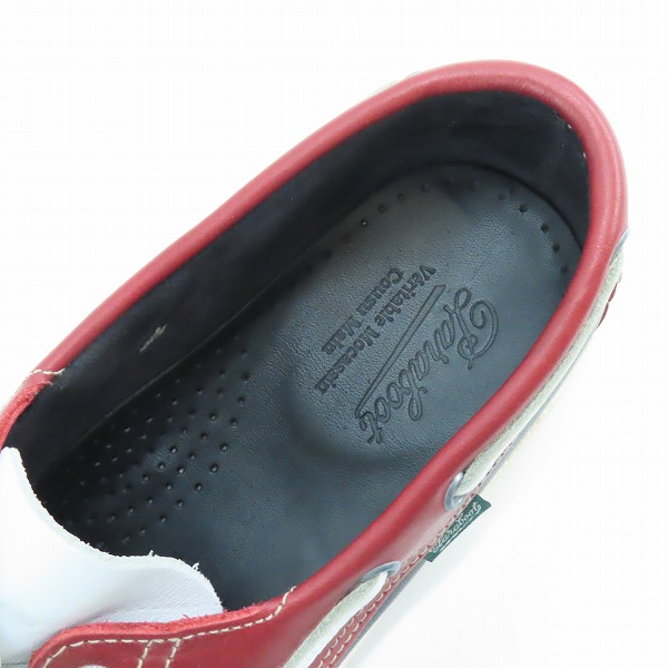 実際に弊社で買取させて頂いたParaboot/パラブーツ BARTH/バーストリコロール デッキシューズ 780041/7.5の画像 4枚目