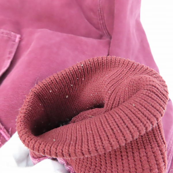 実際に弊社で買取させて頂いたCarhartt/カーハート ACTIVE JACKET/アクティブジャケット フーディ/ワインレッドの画像 5枚目