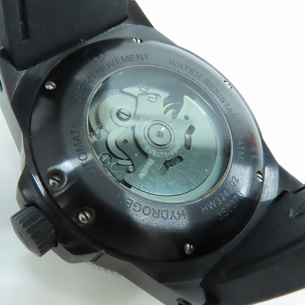 実際に弊社で買取させて頂いたHYDROGEN/ハイドロゲン SPORTIVO 自動巻き 腕時計 HW324202の画像 3枚目