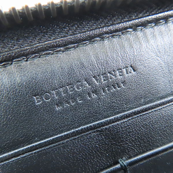 実際に弊社で買取させて頂いたBOTTEGA VENETA/ボッテガヴェネタ イントレチャート ラウンドファスナーウォレット/長財布 S01407032Vの画像 5枚目