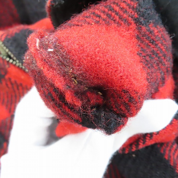 実際に弊社で買取させて頂いた【難有】Woolrich/ウールリッチ ヴィンテージ ハーフジップ 長袖シャツ/15の画像 5枚目