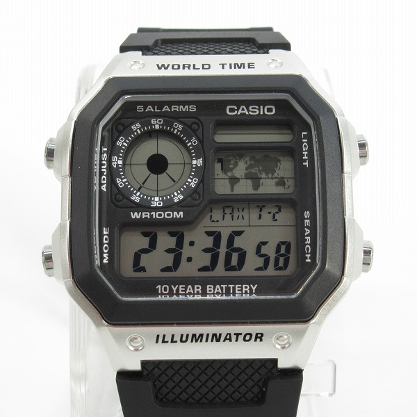 実際に弊社で買取させて頂いたCASIO/カシオ Standard 100m防水 デジタル 腕時計 AE-1200WH