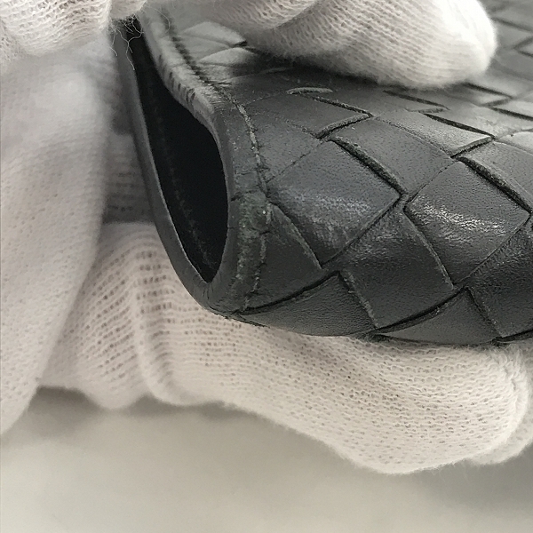 実際に弊社で買取させて頂いたBOTTEGA VENETA/ボッテガヴェネタ イントレチャート 二つ折り財布/ウォレットの画像 7枚目