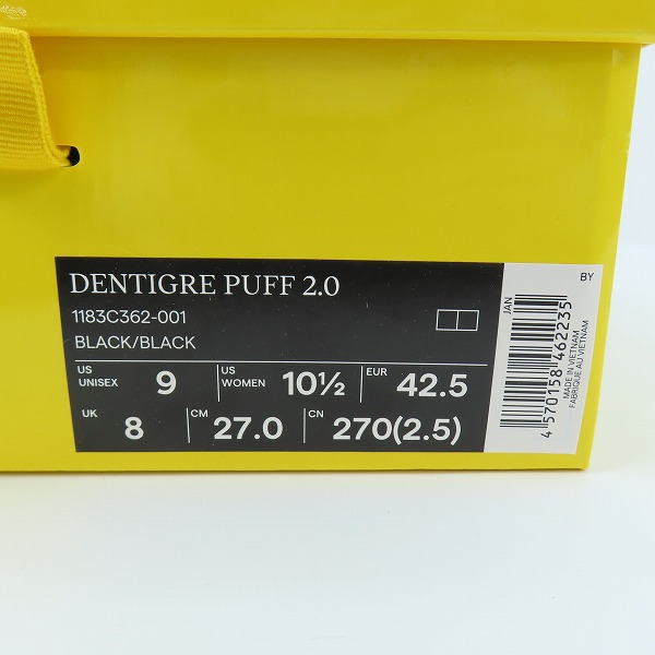 実際に弊社で買取させて頂いた【未使用】Onitsuka Tiger/オニツカタイガー DENTIGRE PUFF 2.0/デンティグレ 1183C362-001/27の画像 7枚目