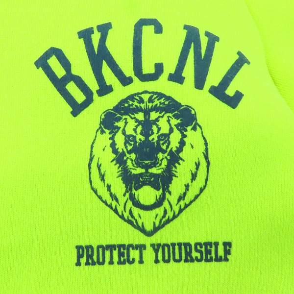 実際に弊社で買取させて頂いたBack Channel×CAMBER/バックチャンネル×キャンバー USA製 ジップアップ スウェット パーカー/Mの画像 6枚目