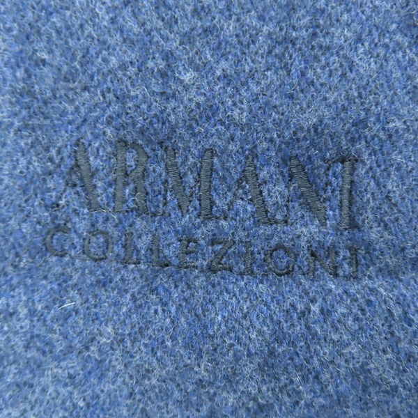 実際に弊社で買取させて頂いた【未使用】ARMANI COLLEZIONI/アルマーニコレツィオーニ カシミヤ/ウール フリンジマフラーの画像 3枚目