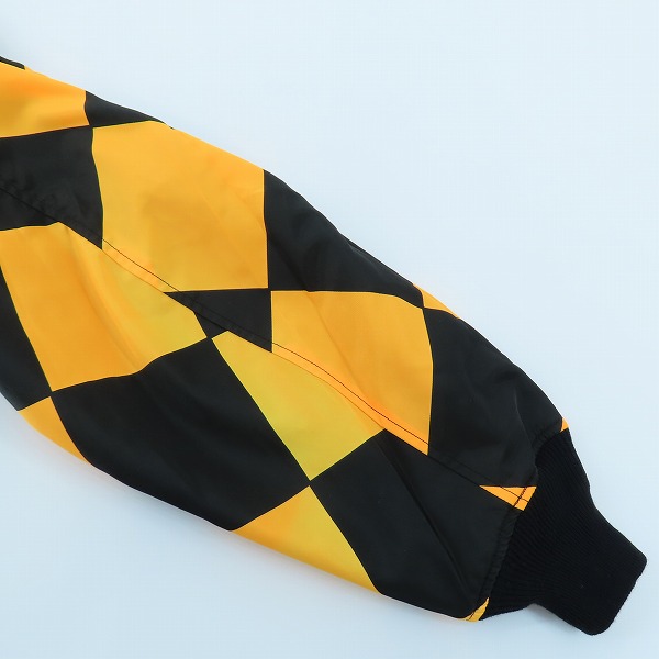 実際に弊社で買取させて頂いたBUZZ RICKSON'S×FLAGSTUFF/バズリクソンズ×フラグスタフ L-2A チェッカー柄 リバーシブル ボンバージャケット BR14157FS/40の画像 8枚目